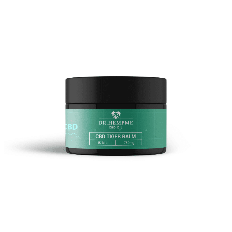 CBD balm 750mg with Tiger Balm jar