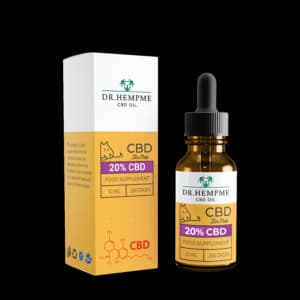 20% CBD oil for large dogs bottle