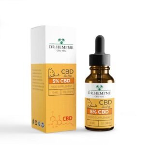 5% CBD oil for dogs and cats bottle